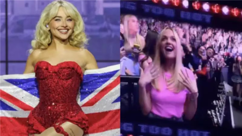Sabrina Carpenter "prende" Emma Bunton, das Spices Girls, em show e recebe elogios da artista